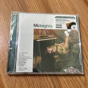 SIGNED Taylor Swift Midnights CD Jade Green Edition